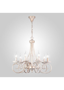 Подвесная люстра Eurosvet 22404/8 белый с золотом