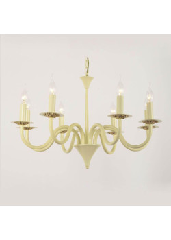 Подвесная люстра Lucia Tucci Messina 1890.8 Cream White