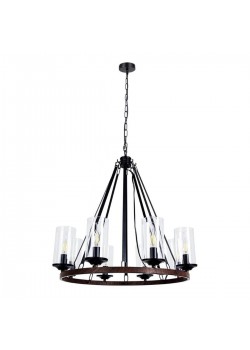 Подвесная люстра Arte Lamp Dalim A7014SP-8BK