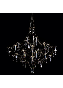 Подвесная светодиодная люстра Loft IT Mira 10259/800 Gold Asfour