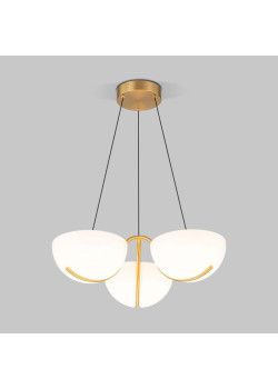 Подвесная светодиодная люстра Eurosvet Emisfero 50083/3 LED золото