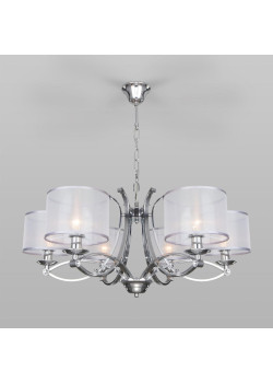 Подвесная люстра Eurosvet Fabiola 60124/6 хром Smart