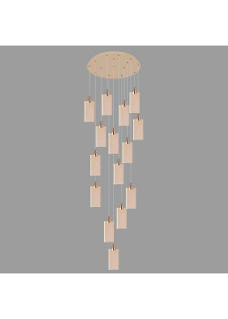 Подвесная светодиодная люстра Kink Light Аури 08508-15A,33