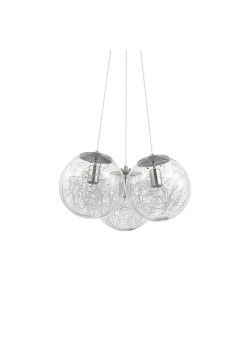 Подвесная люстра Ideal Lux Mapa Sat SP3 Nickel 176031