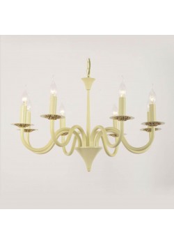 Подвесная люстра Lucia Tucci Messina 1890.8 Cream White