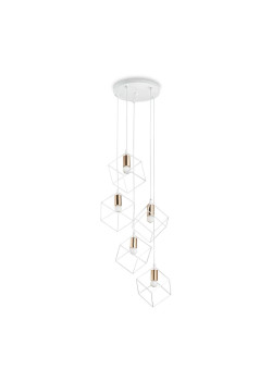 Подвесная люстра Ideal Lux Ice SP5 Bianco 237671