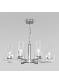 Подвесная люстра Eurosvet Arganie 60133/8 серебро