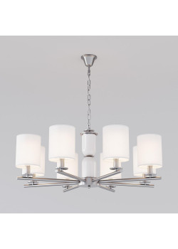 Подвесная люстра Eurosvet Caprera 60146/8 никель