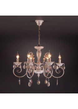 Подвесная люстра Eurosvet 10009/6 золото с белым