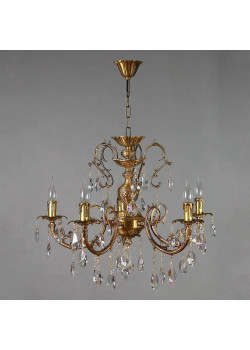 Подвесная люстра Ambiente Alicante 8888/5 AB Tear drop