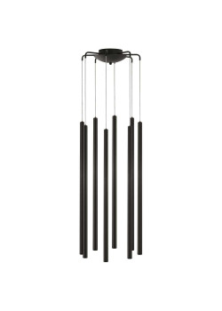 L8T747337 Люстра TUBO LED 40W 2400LM 25G ЧЕРНЫЙ 3000K