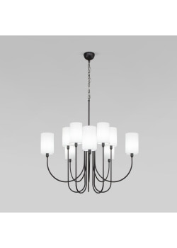 Подвесная люстра Eurosvet Abbey 60164/10 черный Smart