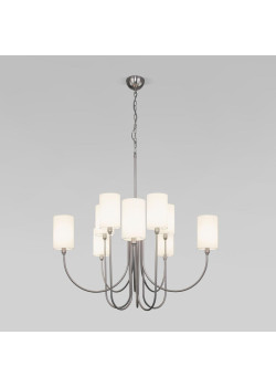 Подвесная люстра Eurosvet Abbey 60164/10 никель Smart