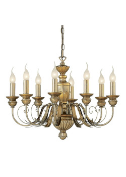 Подвесная люстра Ideal Lux Firenze Sp8 Oro Antico 020839
