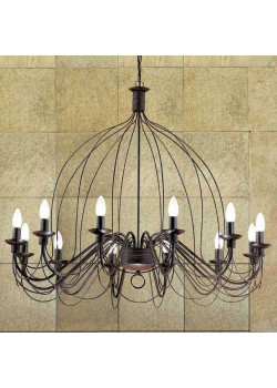 Подвесная люстра Ideal Lux Corte SP12 Ruggine 097671