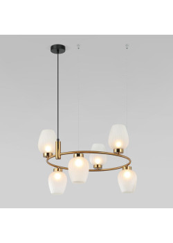 Подвесная люстра Eurosvet Alva 30183/6 латунь