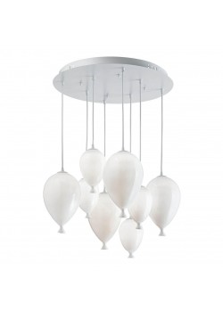 Подвесная люстра Ideal Lux Clown SP8 Bianco 100883