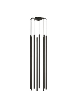 L8T747437 Люстра TUBO LED 40W 2400LM 25G ЧЕРНЫЙ 3000K