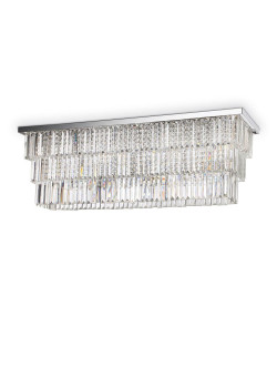 Подвесная люстра Ideal Lux Martinez PL8 Cromo 166285