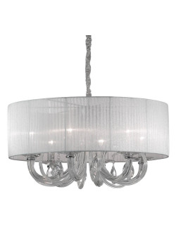 Подвесная люстра Ideal Lux Swan SP6 Bianco 035826