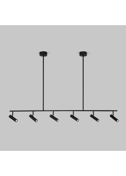 Подвесная светодиодная люстра Eurosvet Epiphania 20252/6 LED черный