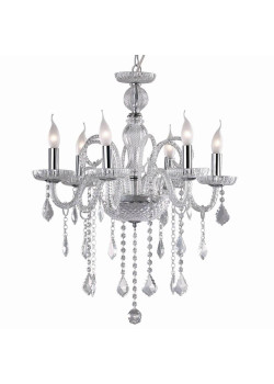 Подвесная люстра Ideal Lux Giudecca SP6 Trasparente 027821