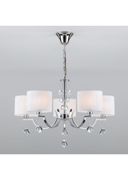 Подвесная люстра Eurosvet 60095/5 хром