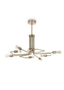 Подвесная люстра Ideal Lux Triumph Sp8 Ottone Antico 160269