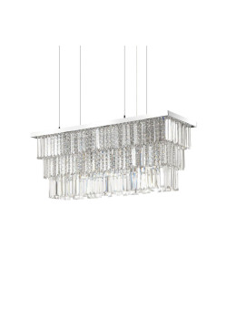 Подвесная люстра Ideal Lux Martinez SP6 Cromo 166322