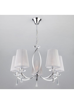 Подвесная люстра Eurosvet 60079/5 хром