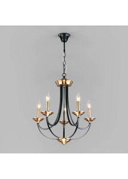 Подвесная люстра Eurosvet Lazzaro 60098/5 черный