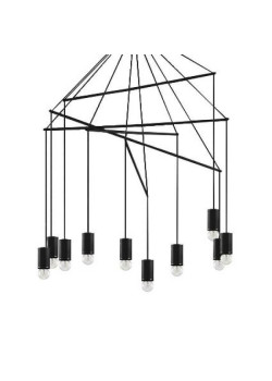 Подвесная люстра Ideal Lux Pop SP10 Nero 158860