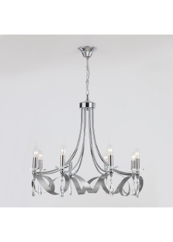Подвесная люстра Eurosvet 60064/8 хром