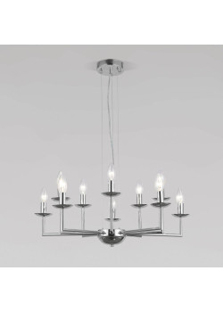 Подвесная люстра Eurosvet Cariso 60150/10 хром