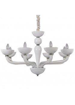 Подвесная люстра Ideal Lux Casanova SP8 Bianco 094045