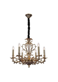 Подвесная люстра Lucia Tucci Firenze 1780.6 Antique Gold