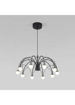 Подвесная светодиодная люстра Eurosvet Ragno 90034/10 LED черный