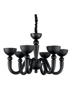 Подвесная люстра Ideal Lux Bon Bon SP6 Nero 140339