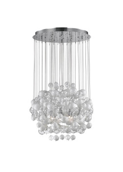 Подвесная люстра Ideal Lux Bollicine SP14 Bianco 087924