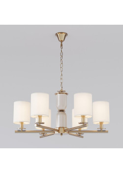 Подвесная люстра Eurosvet Caprera 60146/6 латунь