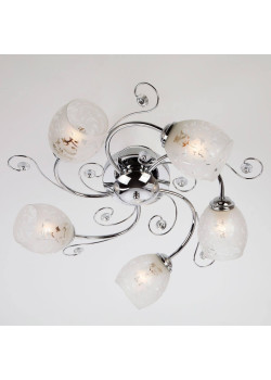 Подвесная люстра Eurosvet 9677/5 хром