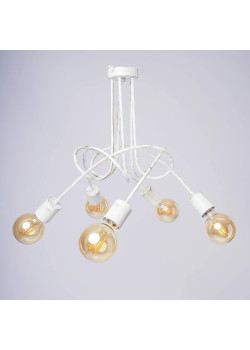 Потолочная люстра Adilux Tango White Patina 10125