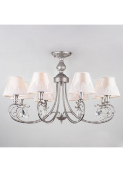 Подвесная люстра Eurosvet 60069/8 серебро