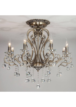 Подвесная люстра Eurosvet 12505/8 античная бронза Strotskis