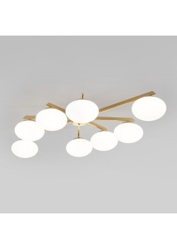 Потолочная люстра Eurosvet Opaline 70220/8 латунь