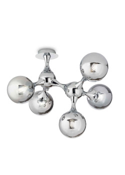 Потолочная люстра Ideal Lux Nodi Pl5 Cromo 200484