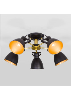 Потолочная люстра Eurosvet Denley 70112/5 черный