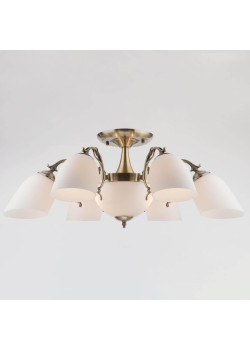 Потолочная люстра Eurosvet 22010/6+2 античная бронза