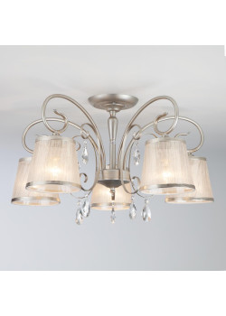 Потолочная люстра Eurosvet 60065/5 серебро