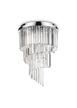 Потолочная люстра Ideal Lux Carlton PL12 Cromo 168937